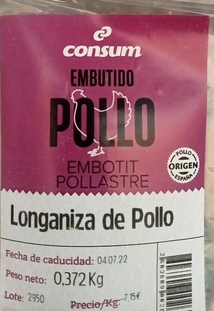 Longaniza de pollo