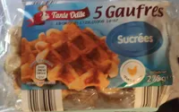 5 gaufres sucrées