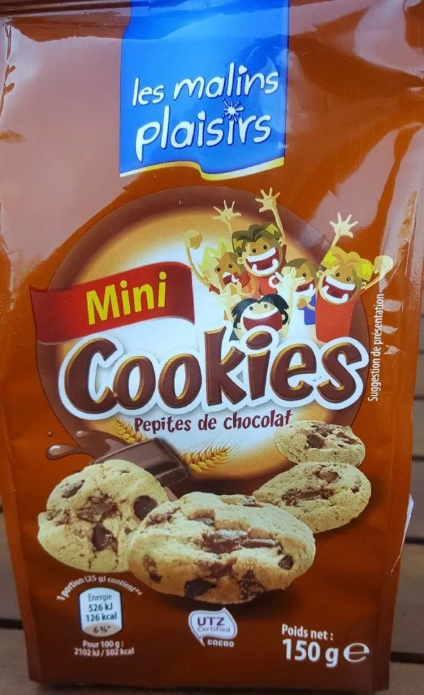 Mini cookies aux pépites de chocolat
