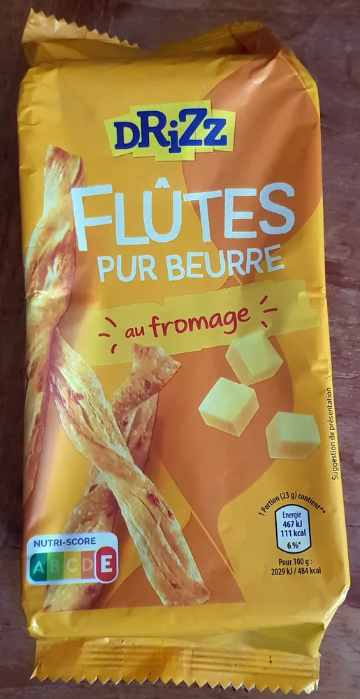 Flûtes salées au beurre