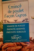 Émincé de poulet façon gyros
