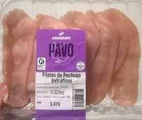 Filetes de pechuga pavo