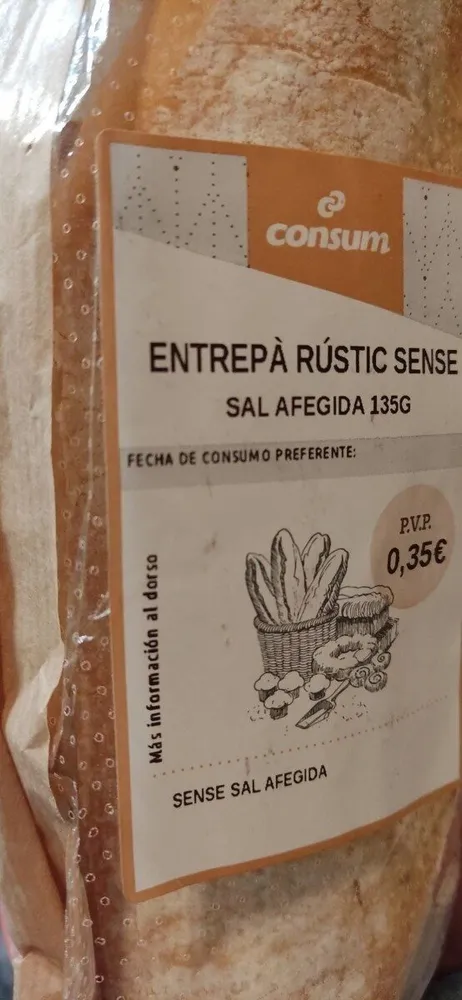 Barra rústica sense sal