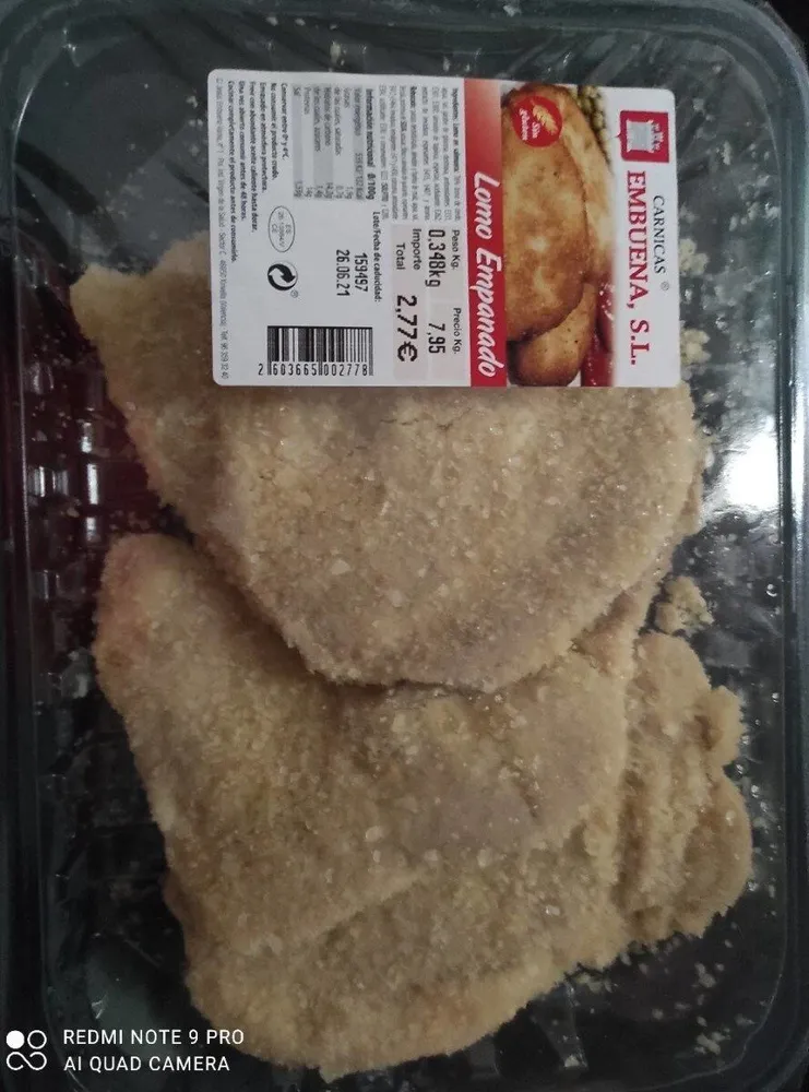 lomo empanado