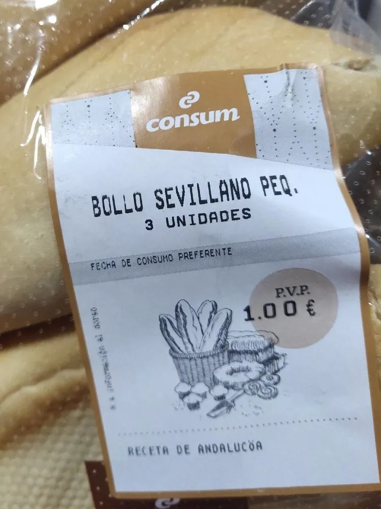 Bollo sevillano pequeño