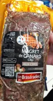 Magret de canard cru aux cepes