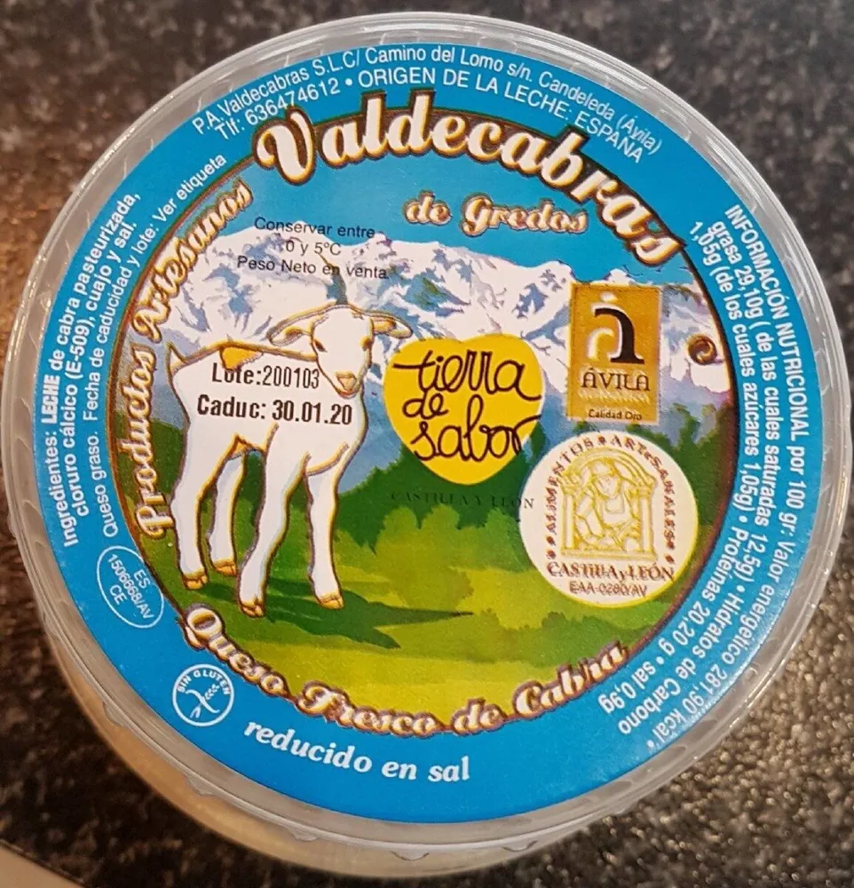 Queso fresco de cabra