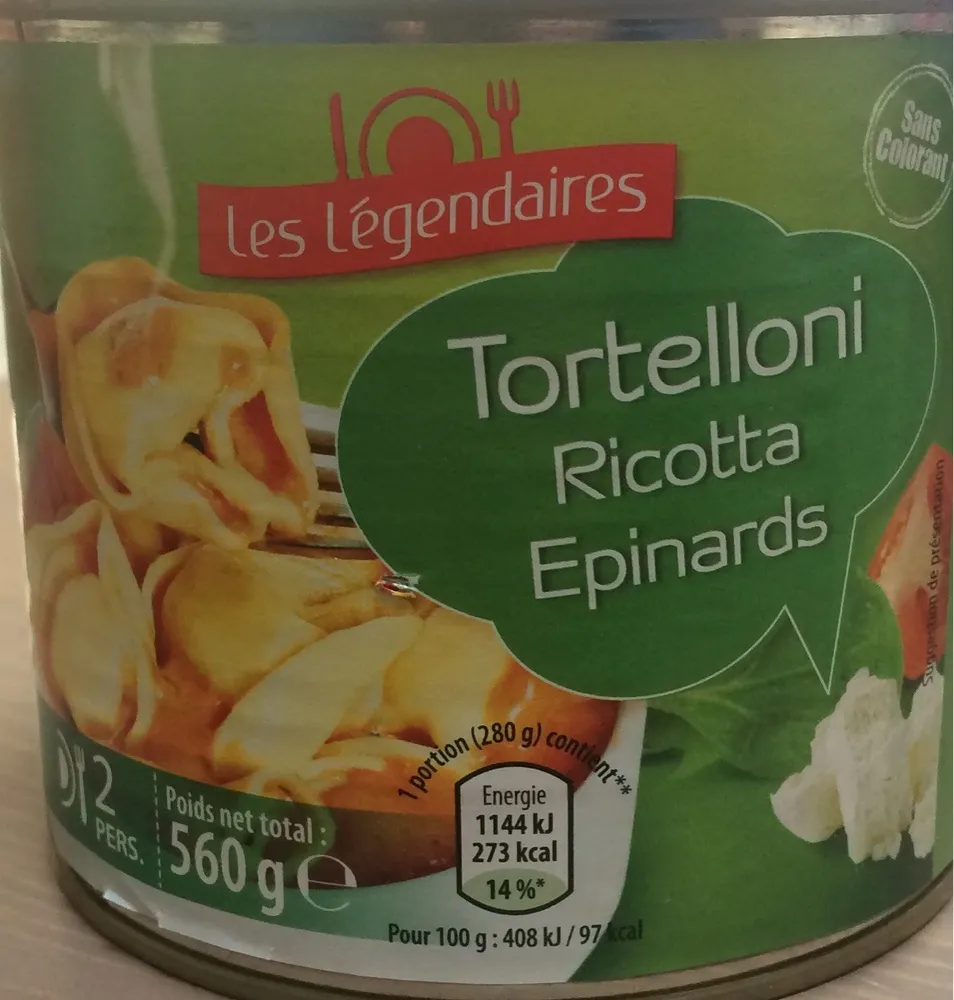 Tortelloni Ricotta Épinards