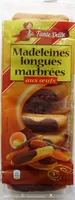 Madeleines longues marbrées aux œufs
