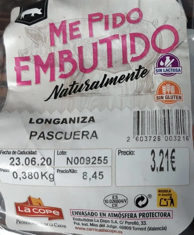 Longaniza pascuera