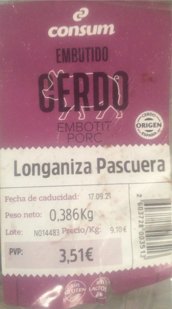 Longaniza pascuera