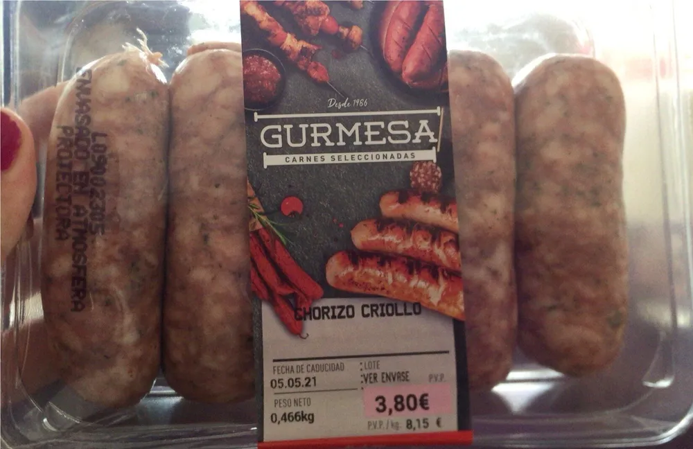 Chorizo criollo