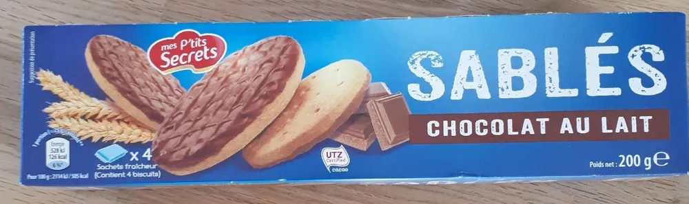 Sablés - chocolat au lait