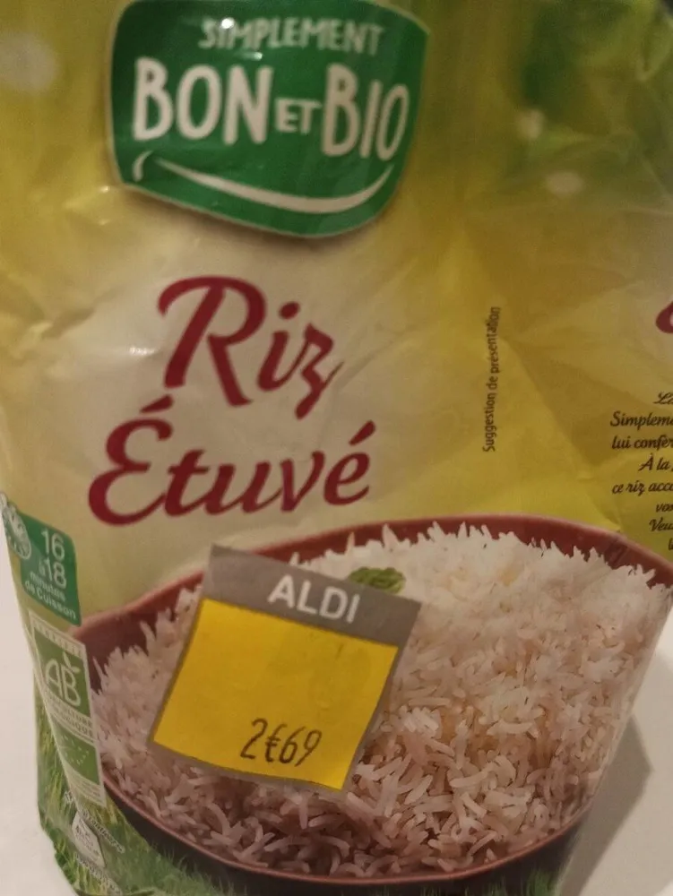 Riz étuvé