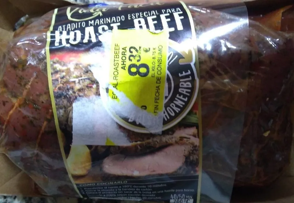 Atadito marinado especial para roast beef