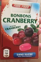 Bonbons cranberry sans sucre