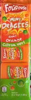 Mini Dragées goût Orange Citron Vert