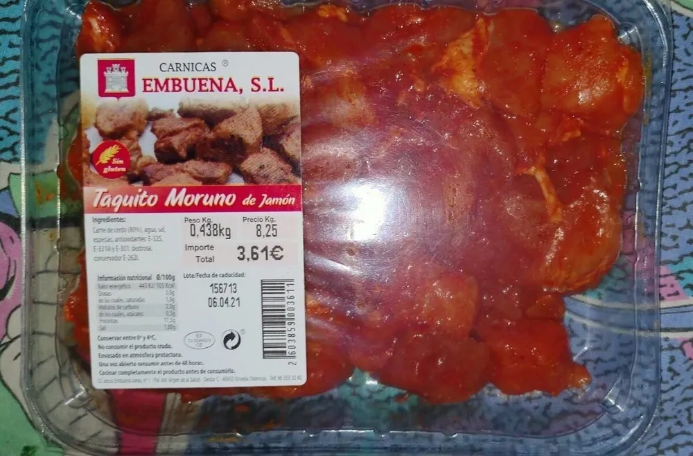 Taquito moruno de jamon