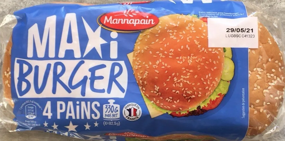 Pains Hamburger Géants (x 4)