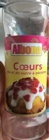 Coeurs décor en sucre