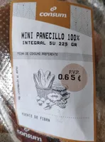 Mini panecillo 100% integral 5Uds.