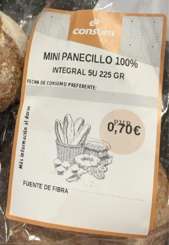 Miki panecillo 100% integral