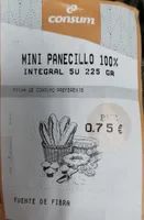 Mini panecillo 100% integral
