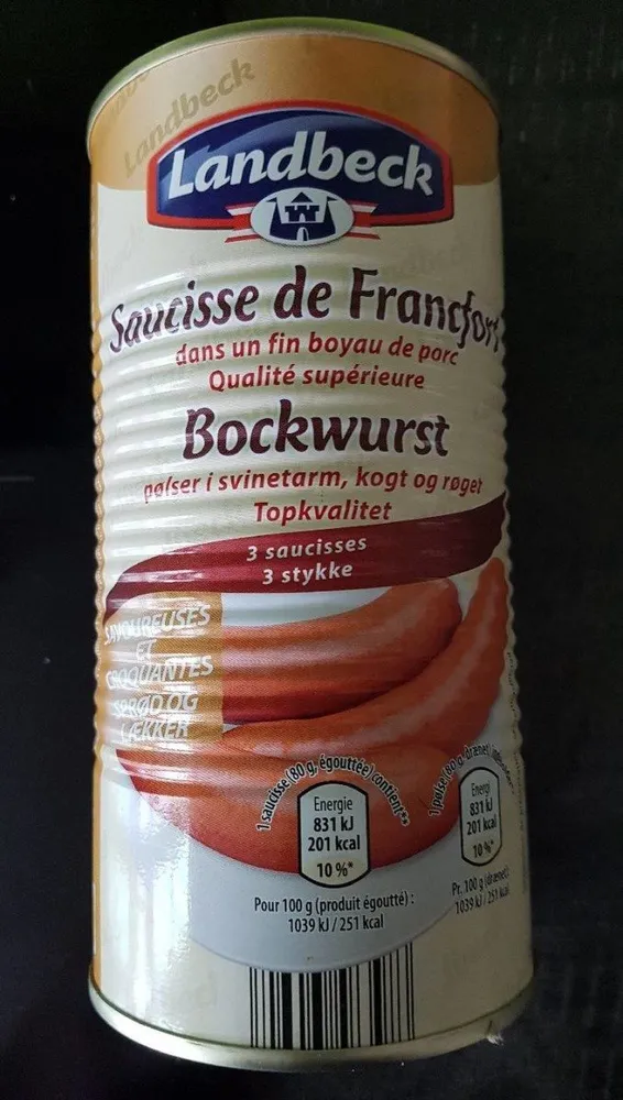 Saucisse de Francfort