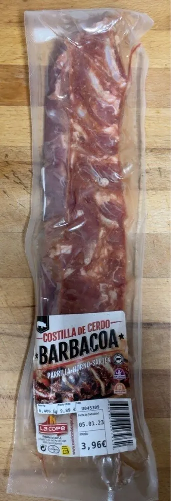 Costilla de Cerdo Barbacoa