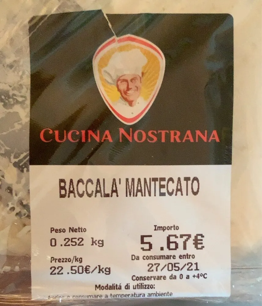 Baccala mangecato