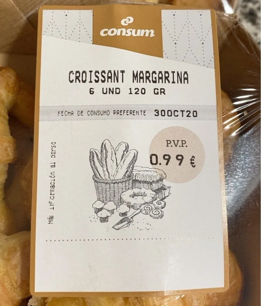 Croissants mantequilla
