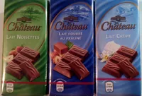 Chocolat au lait noisette ou lait fourré praliné ou lait crème
