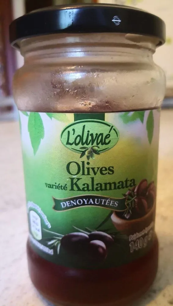 Olives variété Kalamata dénoyautées