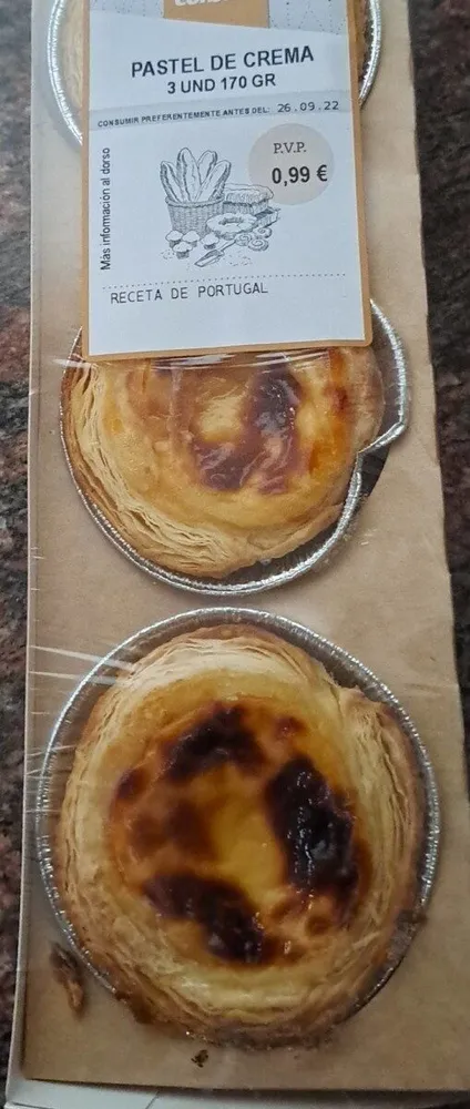 Pastel de crema