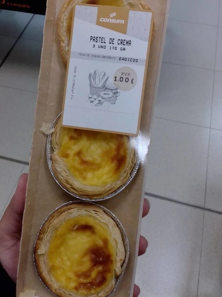 Pastel de crema