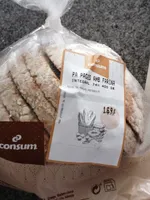 Pa pagès amb farina integral 74% 400 gr