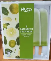 Bâtonnets fraîcheur façon virgin mojito