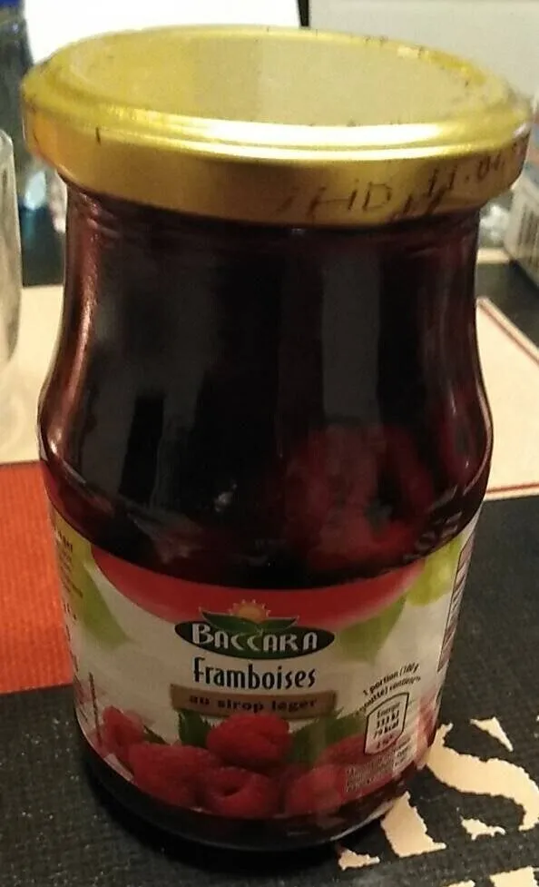 Framboise aux sirop leger