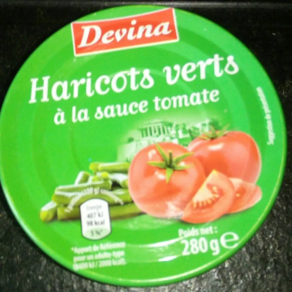 Haricots verts sauce tomate