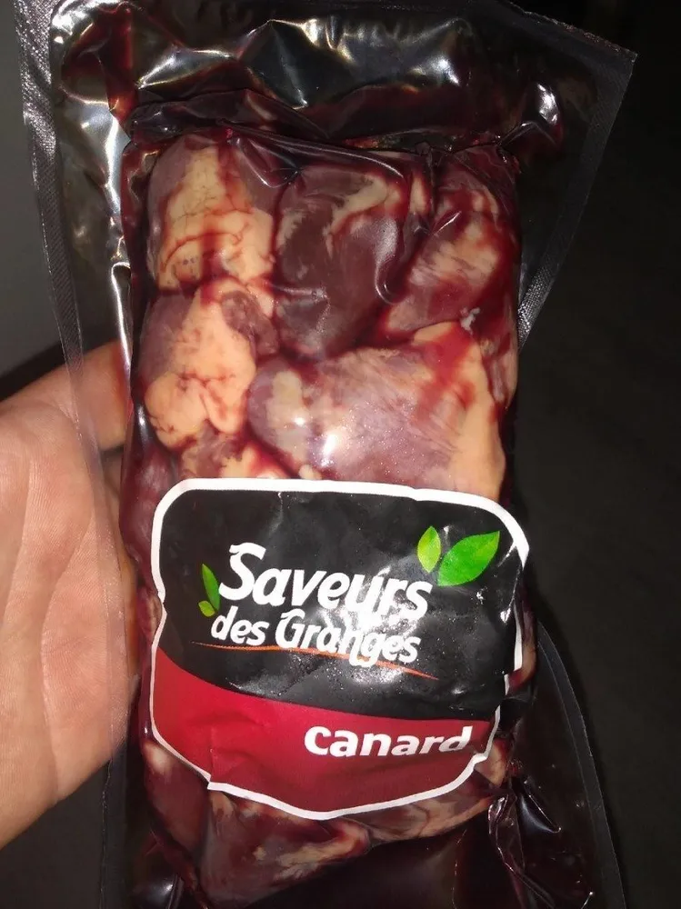 Coeur de canard saumure a 0,65%