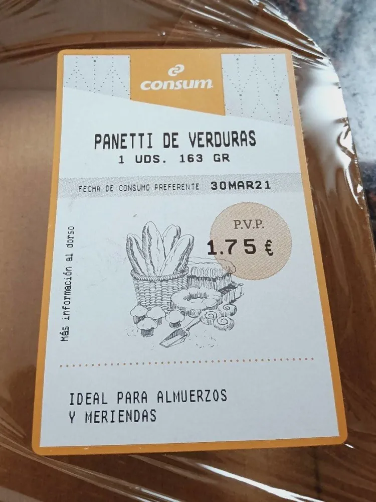 Panetti de verduras