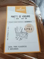 Panetti de verduras