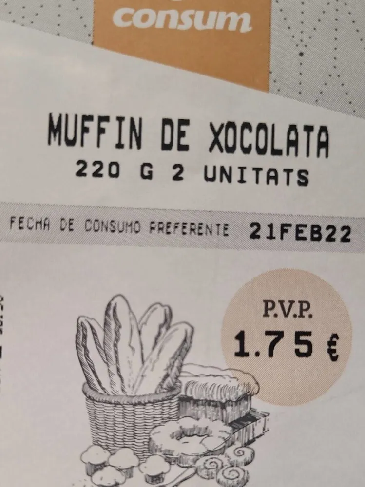 Muffin de chocolate