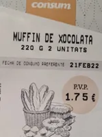 Muffin de chocolate
