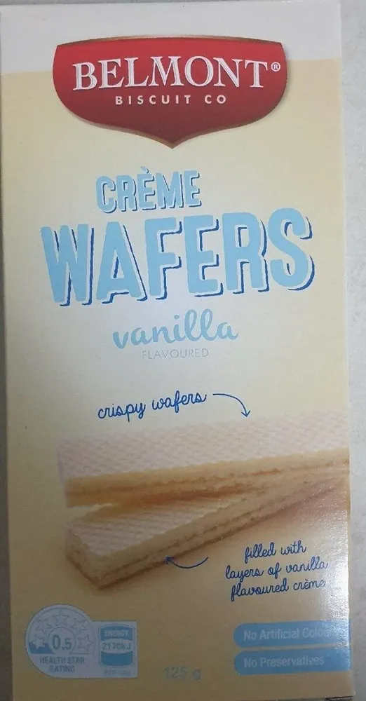 Vanilla Creme Wafers