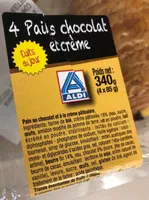 Pain chocolat a la creme