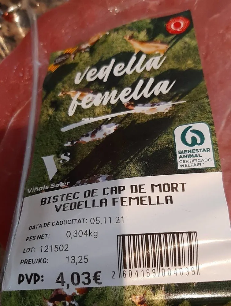 Bistec vedella