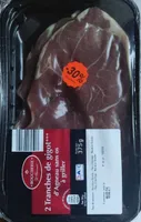 2 Tranches de gigot d'Agneau sans os à griller