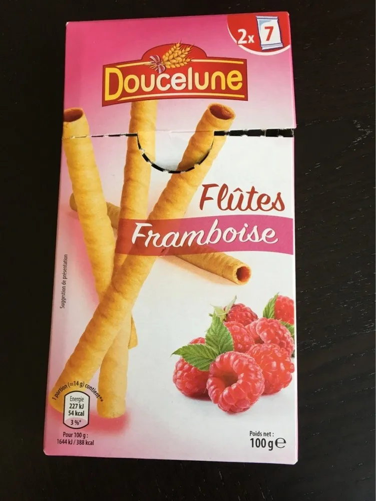 Flûtes framboise