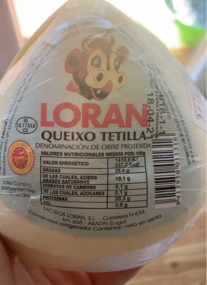 Queso de tetilla